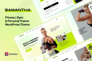 Mua Samantha- Personal Trainer & Fitness Gym WordPress giá rẻ