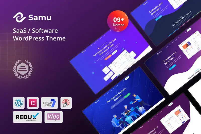 Mua Samu - SaaS / Software WordPress Theme giá rẻ