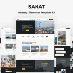 Sanat – Industry Elementor Template Kit