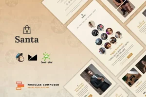 Mua Santa - E-commerce Responsive Email Template giá rẻ