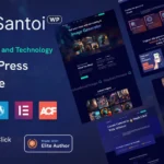 Santoi – AI Agency and Technology WordPress Theme