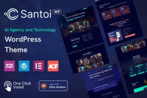 Mua Santoi - AI Agency and Technology WordPress Theme giá rẻ