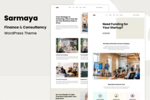 Mua Sarmaya – Finance & Consultancy WordPress Theme giá rẻ
