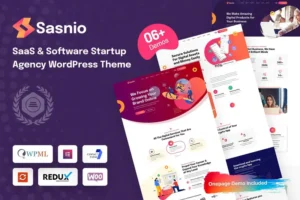 Mua Sasnio - SaaS & Software Startup Agency WordPress giá rẻ