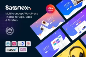 Mua Sassnex - WordPress Theme for App, Saas & Startup giá rẻ