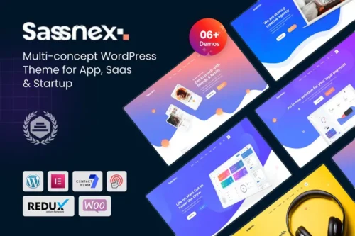 Mua Sassnex - WordPress Theme for App, Saas & Startup giá rẻ