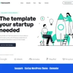 Sasspark – Startup WordPress Theme