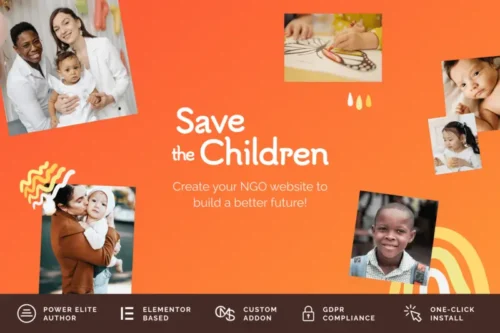 Mua Save the Children - Charity WordPress Theme giá rẻ
