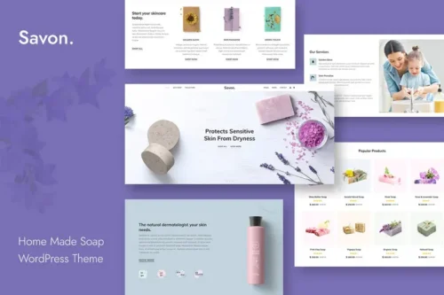 Mua Savon - Handmade, Organic Shop WordPress Theme giá rẻ