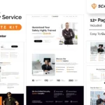 Scanditex – Security Agency & Bodyguard Elementor Template Kit