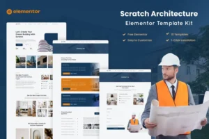 Mua Scratch - Architecture Company Elementor Template Kit giá rẻ