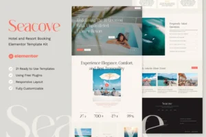 Mua Seacove - Hotel and Resort Booking Elementor Template Kit giá rẻ