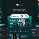Securo – Cyber Security Services Elementor Template Kit