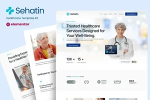 Mua Sehatin - Health Care Service Elementor Template Kit giá rẻ