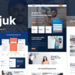Sejuk – Air Conditioner & HVAC Repair Service Elementor Pro Template Kit