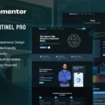 Sentinel – Cyber Security Services Elementor Pro Template Kit