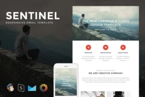 Mua Sentinel - Responsive Email + StampReady Builder giá rẻ