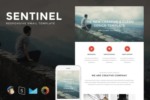 Mua Sentinel - Responsive Email + StampReady Builder giá rẻ