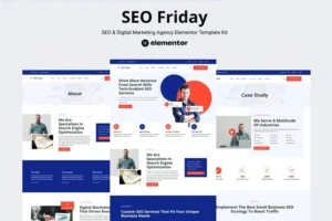 Mua SEO Friday- SEO & Digital Marketing Agency Elementor Pro Template Kit giá rẻ