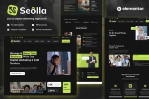 Mua Seolla - SEO & Digital Marketing Agency Template Kit giá rẻ