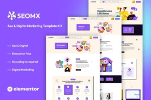 Mua SeoMx - Seo & Digital Marketing Elementor Template Kit giá rẻ