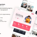 Seoprism – SEO & Digital Agency Elementor Template Kit