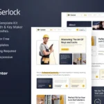 Serlock – Key Maker & Locksmith Service Elementor Template Kit