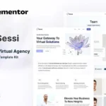 Sessi – Saas & Virtual Agency Elementor Template Kit
