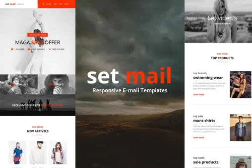 Mua Set Mail - Responsive E-mail Template giá rẻ