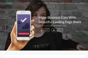 Mua Shefa - One Page App WordPress Theme giá rẻ