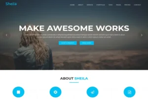 Mua Sheila - Material Design Agency WordPress Theme giá rẻ