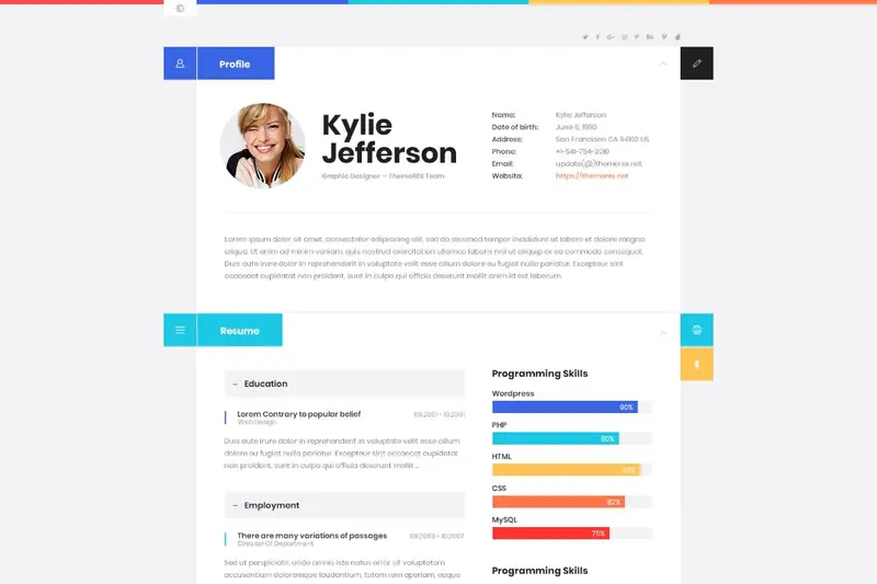 Mua ShiftCV - Blog Resume Portfolio WordPress giá rẻ