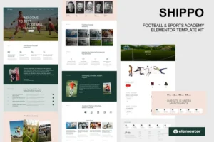 Mua Shippo - Football & Sports Academy Elementor Template Kit giá rẻ