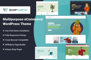 Mua Shopmartio – Multipurpose eCommerce WordPress Them giá rẻ
