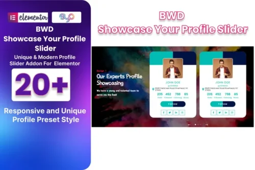 Mua Showcase Your Profile Slider Addon For Elementor giá rẻ