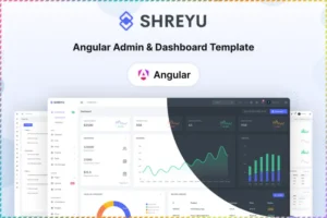 Mua Shreyu - Angular Admin & Dashboard Template giá rẻ