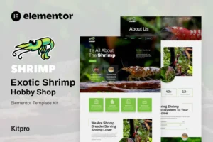 Mua Shrimp - Aquarium & Hobby Shop Elementor Template Kit giá rẻ