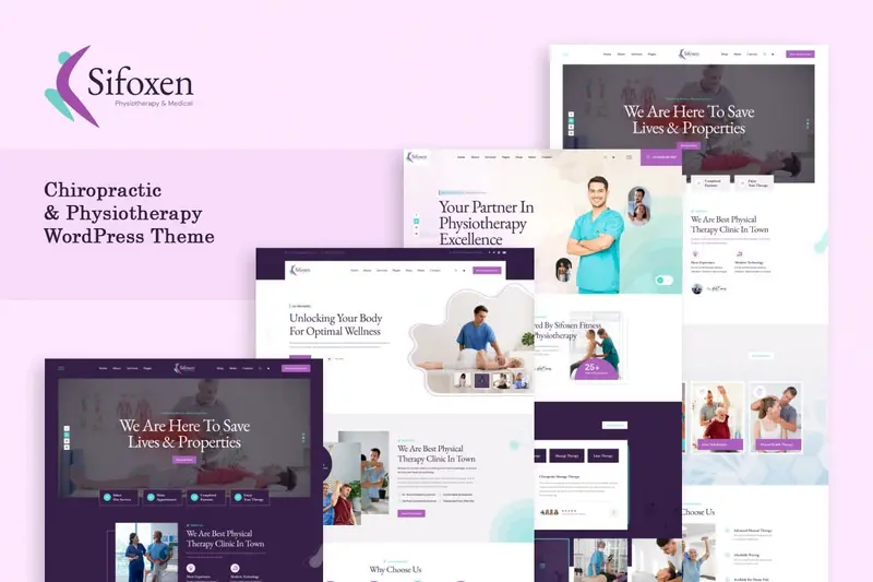 Mua Sifoxen - Chiropractic & Physiotherapy WordPress giá rẻ