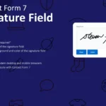 Signature Field for Contact Form 7