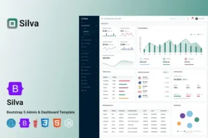 Mua Silva - Bootstrap Admin & Dashboard UI Kit giá rẻ
