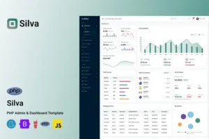 Mua Silva - PHP Admin & Dashboard Template giá rẻ