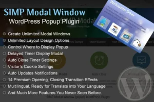 Mua Simp Modal Window - WordPress Plugin giá rẻ