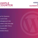 Simple Counter for Elementor WordPress Plugin