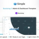 SimpleAdmin – Minimal Admin & Dashboard Template