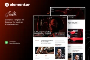 Mua Sinatra – Musician & Band Elementor Template Kit giá rẻ