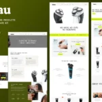 Sinau – Shaving & Barbers Products Elementor Template Kit