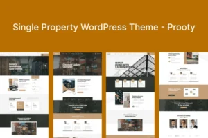 Mua Single Property WordPress Theme - Prooty giá rẻ