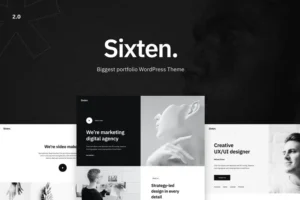 Mua Sixten - Minimalist Portfolio WordPress Theme giá rẻ