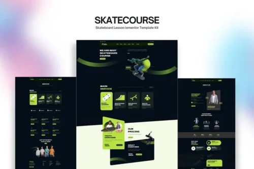 Mua Skatecourse - Skateboard Lesson Elementor Kit giá rẻ