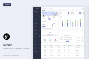 Mua Skote - Symfony Admin & Dashboard Template giá rẻ